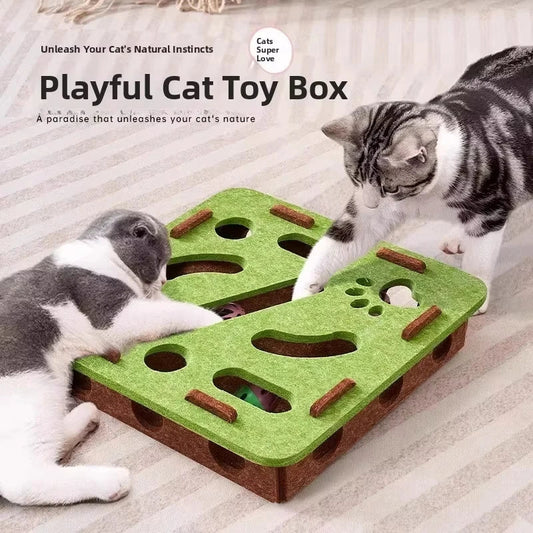 Stylish Cat Puzzle Box